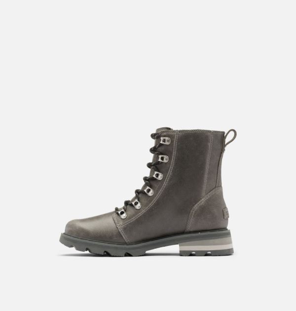 Sorel Shoes Women's Lennox Lace Boot-Quarry Grill