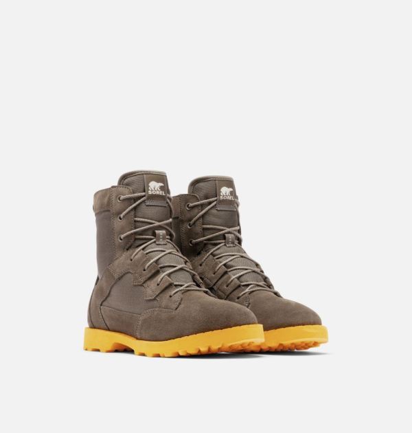 Sorel Shoes Men's Caribou OTM Boot-Alpine Tundra Cyber Yellow