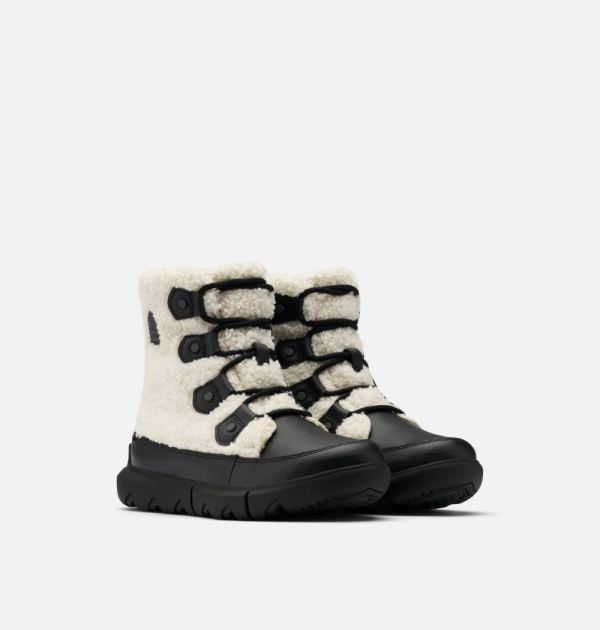 Sorel Shoes Women's Sorel Shoes Explorer II Joan Cozy-Black Sea Salt