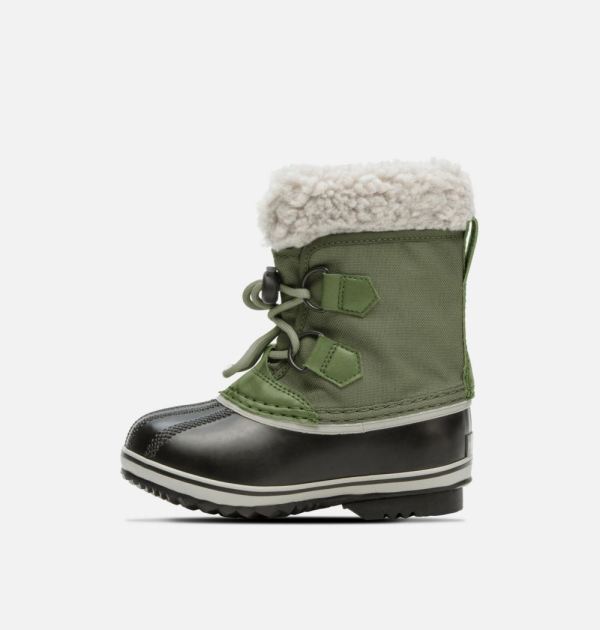 Sorel Shoes Children's Yoot Pac Nylon Boot-Hiker Green