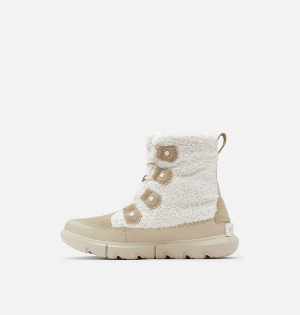 Sorel Shoes Women's Sorel Shoes Explorer II Joan Cozy-Ancient Fossil Sea Salt