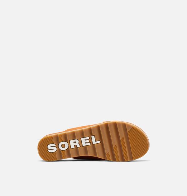 Sorel Shoes Women's Cameron Flatform Mule Wedge Sandal-Desert Sun Gum 17
