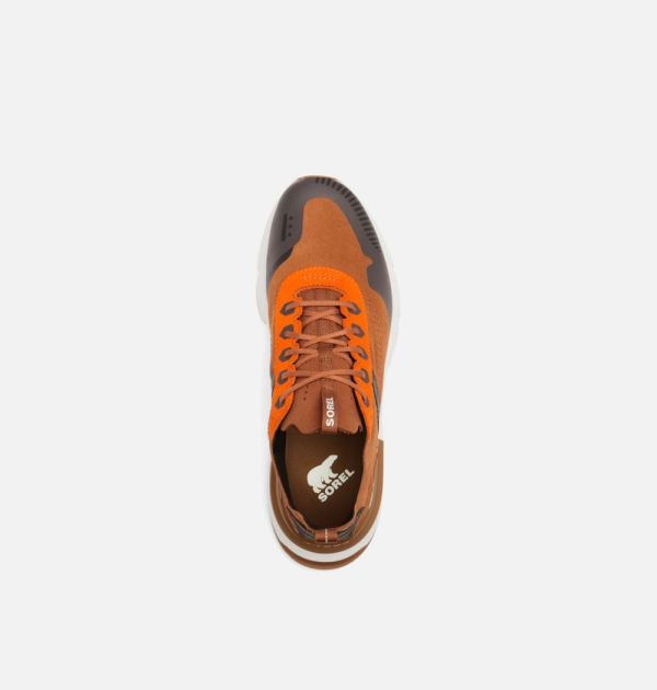 Sorel Shoes Men's Kinetic Rush Sneaker-Dark Amber Spark Orange