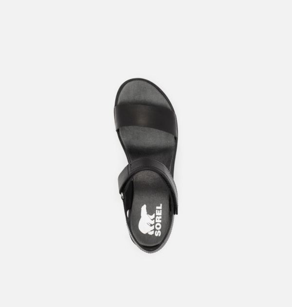 Sorel Shoes Women's Cameron Wedge Sandal-Black