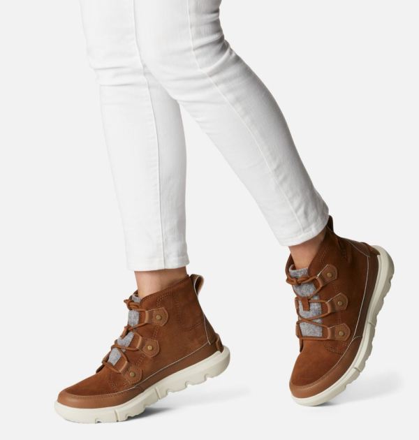 Sorel Shoes Women's Sorel Shoes Explorer II Joan Short-Velvet Tan Fawn