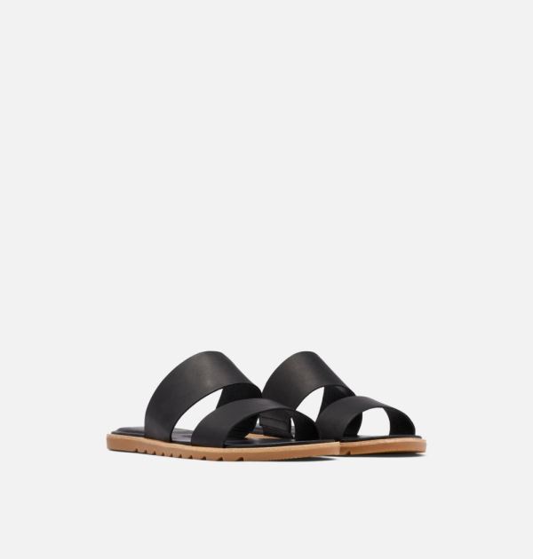 Sorel Shoes Women's Ella II Slide Sandal-Black