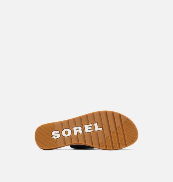 Sorel Shoes Women's Ella II Slide Sandal-Black