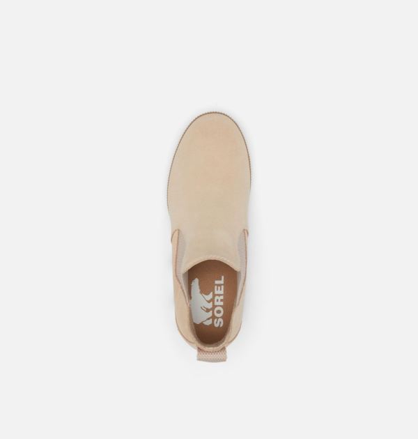 Sorel Shoes Women's Out 'N About Slip-On Wedge-Natural Tan White