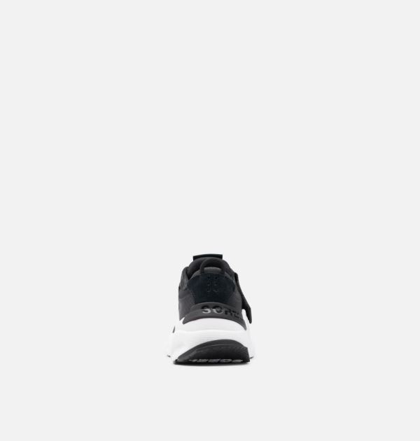 Sorel Shoes Women's Kinetic RNEGD Strap Sneaker-Black White