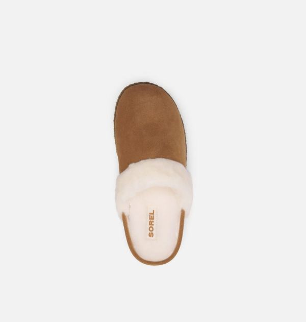 Sorel Shoes Women's Nakiska Slide II-Camel Brown Natural