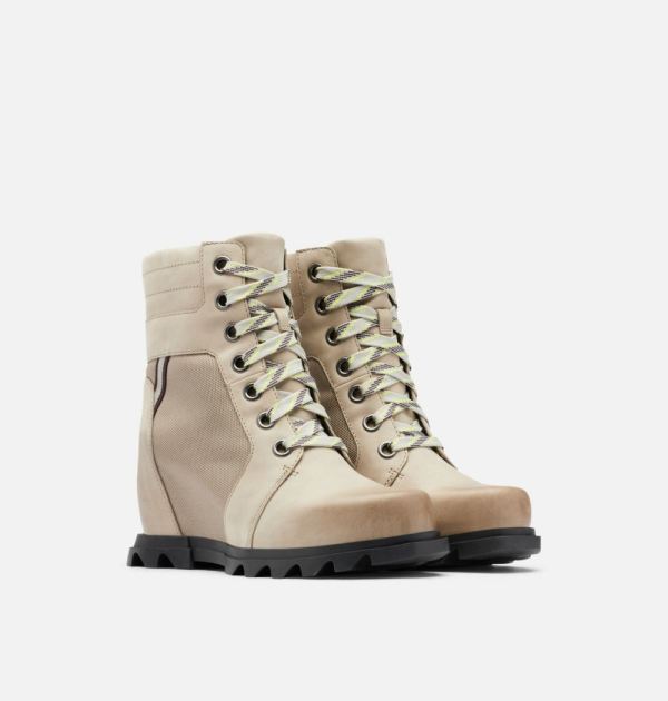 Sorel Shoes Women's Joan Of Arctic Wedge III Lexie Bootie-Omega Taupe Black