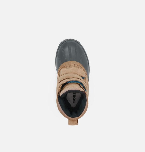 Sorel Shoes Children's Cheyanne II Strap Duck Boot  -Khaki II