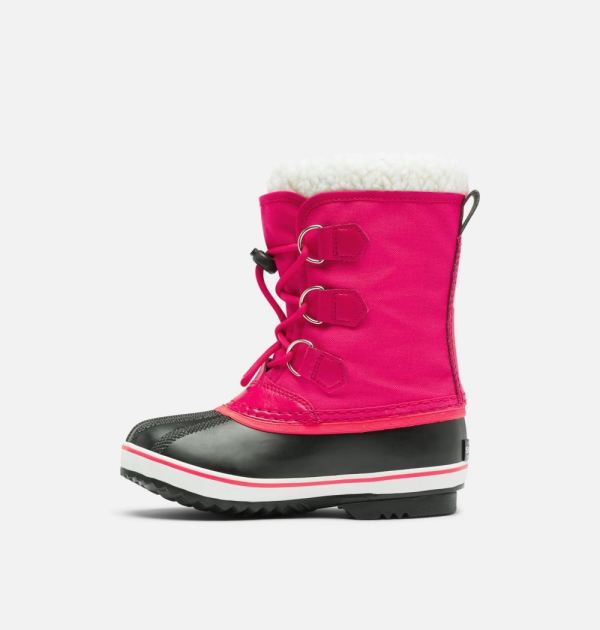 Sorel Shoes Youth Yoot Pac Nylon Boot-Bright Rose