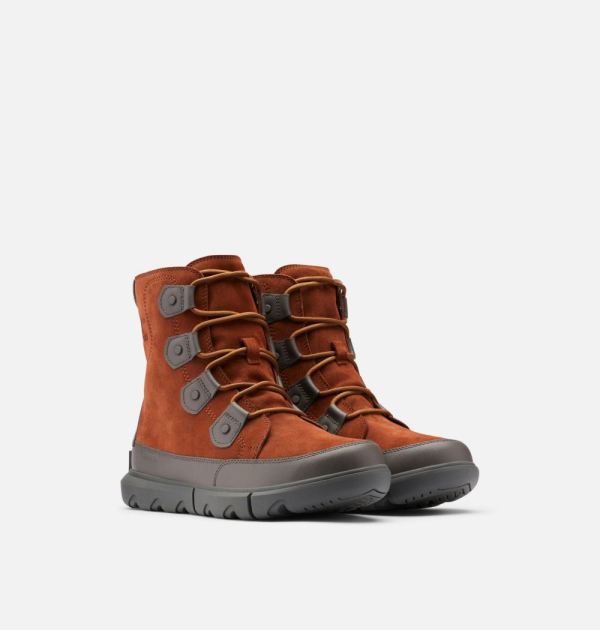 Sorel Shoes Men's Sorel Shoes Explorer Boot-Dark Amber Buffalo