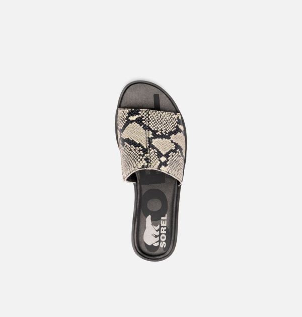 Sorel Shoes Womens Ella II Block Slide-Snake