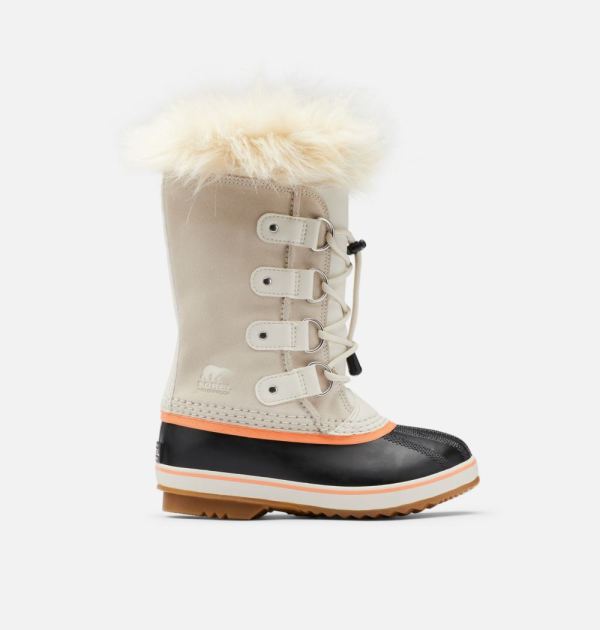 Sorel Shoes Youth Joan of Arctic Boot-Fawn Black