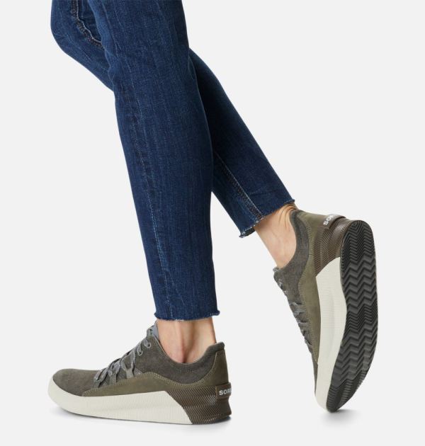 Sorel Shoes Women's Out 'N About Plus Lace Sneaker-Quarry Dark Stone