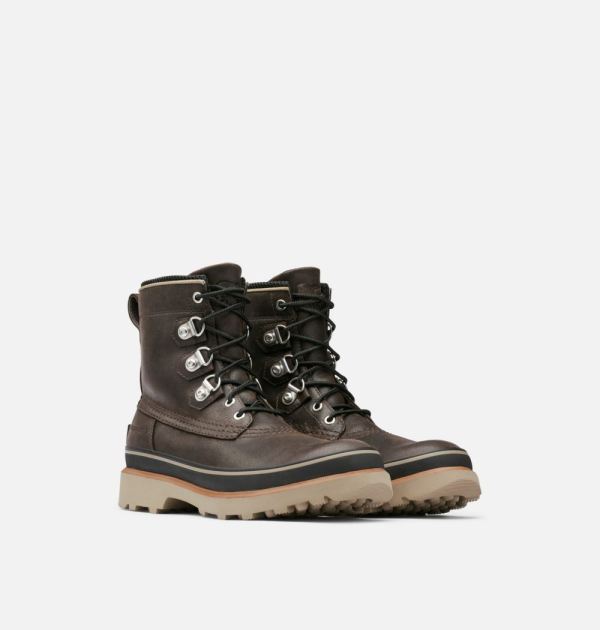 Sorel Shoes Men's Caribou Street Boot-Blackened Brown Black