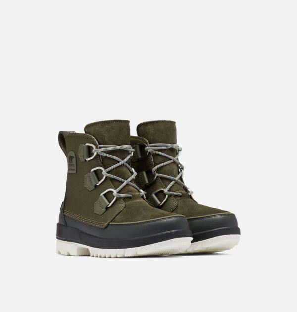 Sorel Shoes Women's Tivoli IV Boot-Alpine Tundra Dark Moss