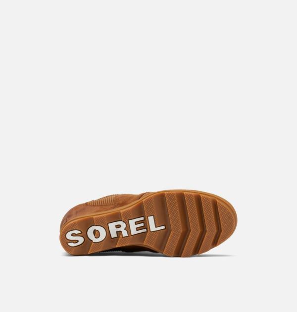 Sorel Shoes Women's Joan Of Arctic Wedge II Chelsea Bootie -Velvet Tan Gum