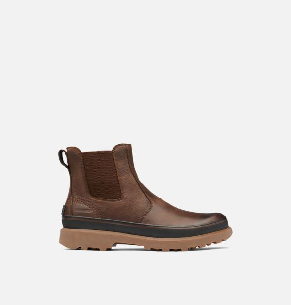 Sorel Shoes Men's Caribou Chelsea Boot-Carafe Black