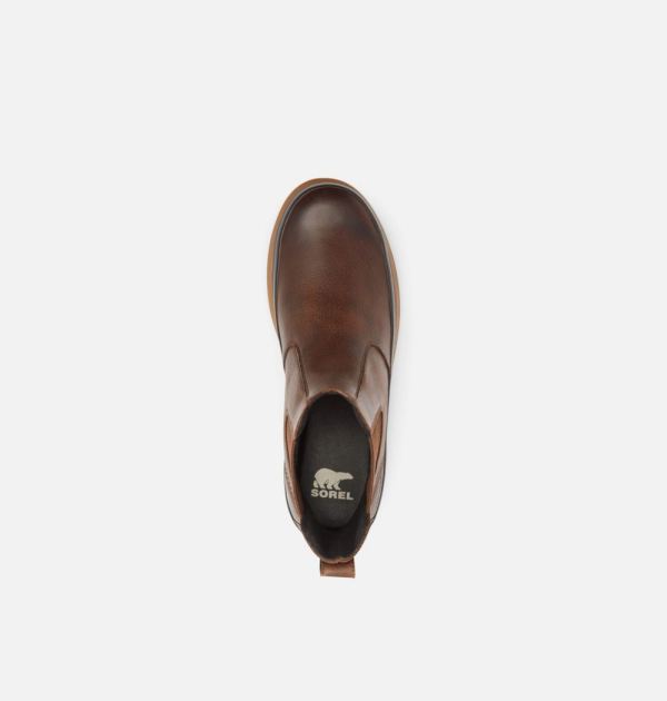 Sorel Shoes Men's Caribou Chelsea Boot-Carafe Black