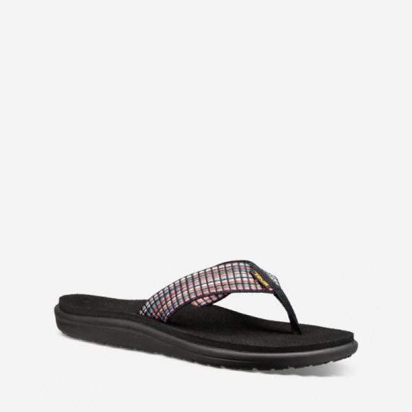 Teva | Women's Voya Flip - BAR STREET MULTI BLACK