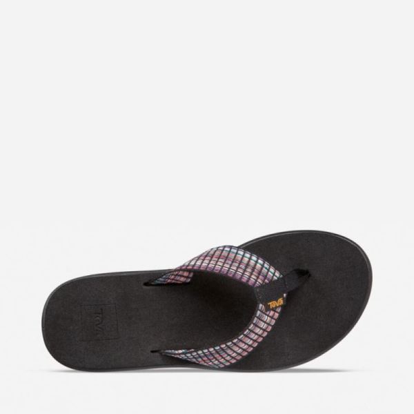 Teva | Women's Voya Flip - BAR STREET MULTI BLACK