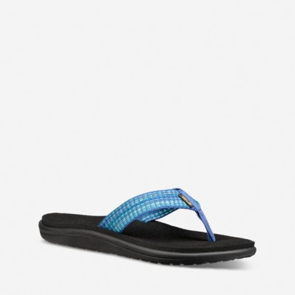 Teva | Women's Voya Flip - BAR STREET MULTI BLUE