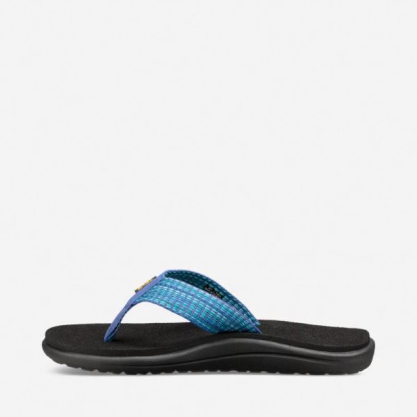 Teva | Women's Voya Flip - BAR STREET MULTI BLUE