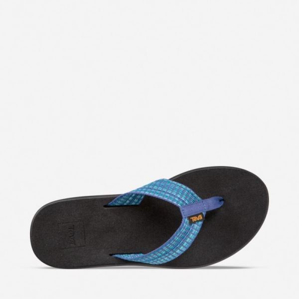 Teva | Women's Voya Flip - BAR STREET MULTI BLUE