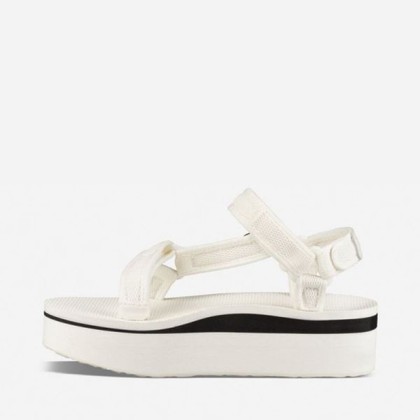 Teva | Women's Flatform Universal Mesh Print - BRIGHT WHITE