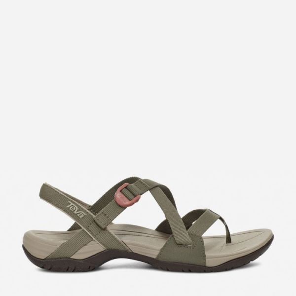 Teva | Women's Ascona Cross Strap - BURNT OLIVE