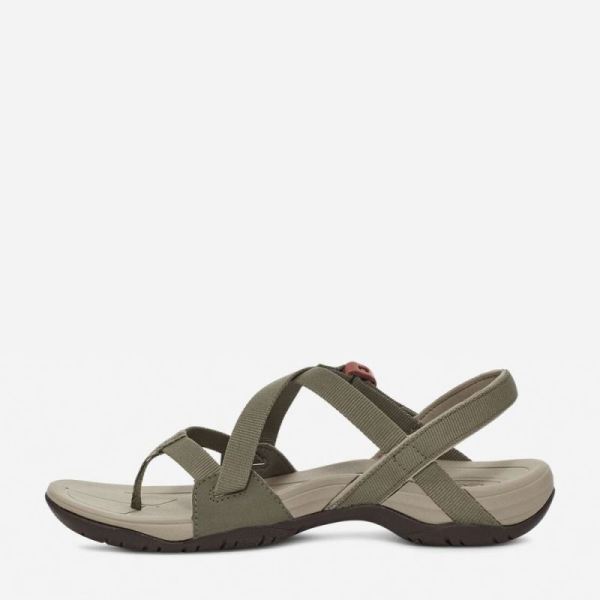 Teva | Women's Ascona Cross Strap - BURNT OLIVE