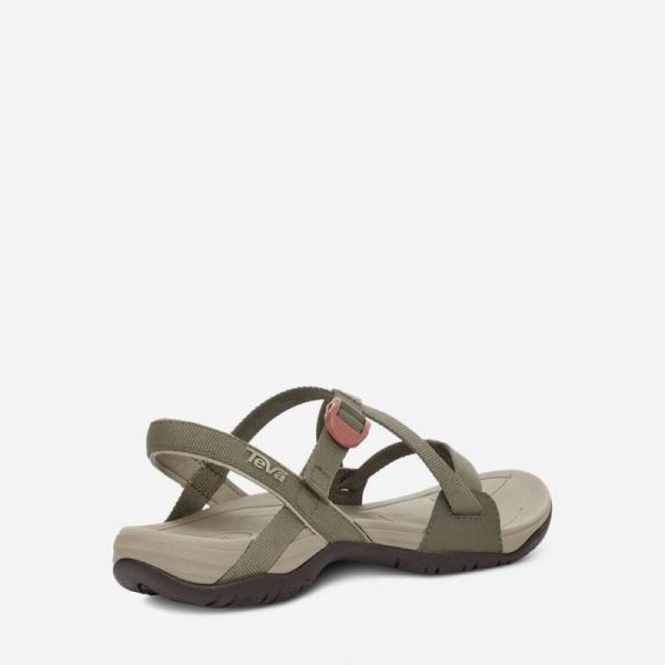 Teva | Women's Ascona Cross Strap - BURNT OLIVE