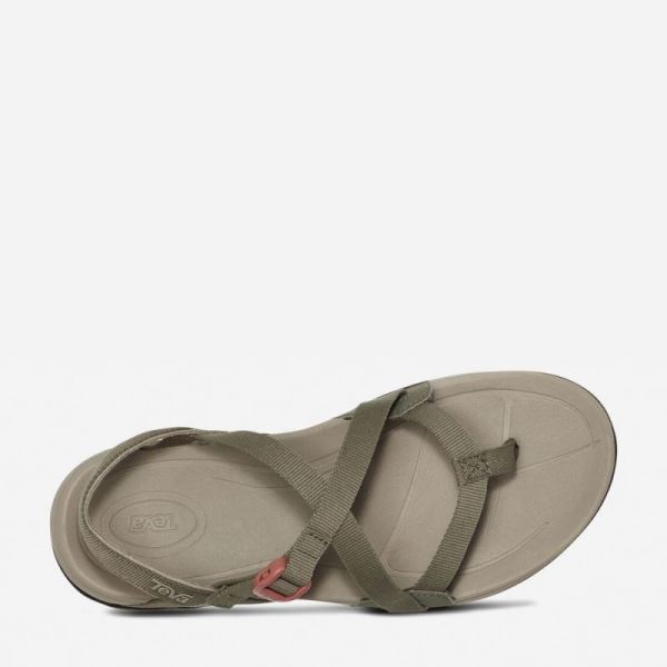 Teva | Women's Ascona Cross Strap - BURNT OLIVE