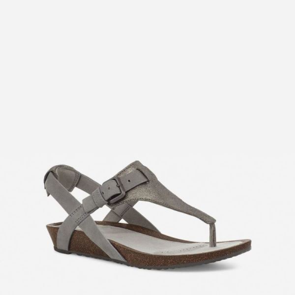 Teva | Women's Mahonia 3-Point Metallic - METALLIC PEWTER