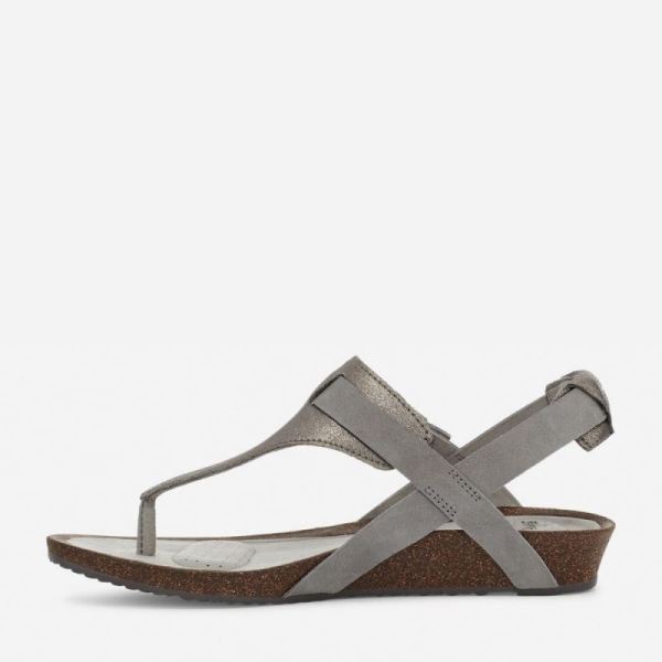 Teva | Women's Mahonia 3-Point Metallic - METALLIC PEWTER