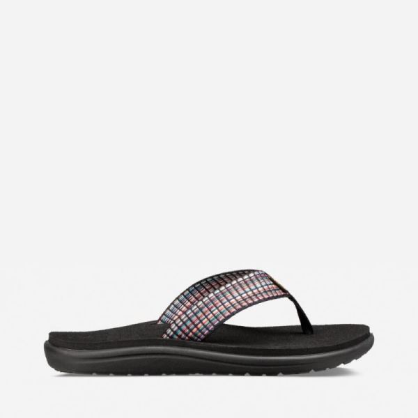 Teva | Women's Voya Flip - BAR STREET MULTI BLACK