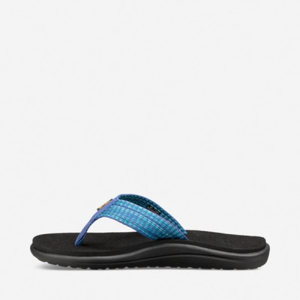 Teva | Women's Voya Flip - BAR STREET MULTI BLUE