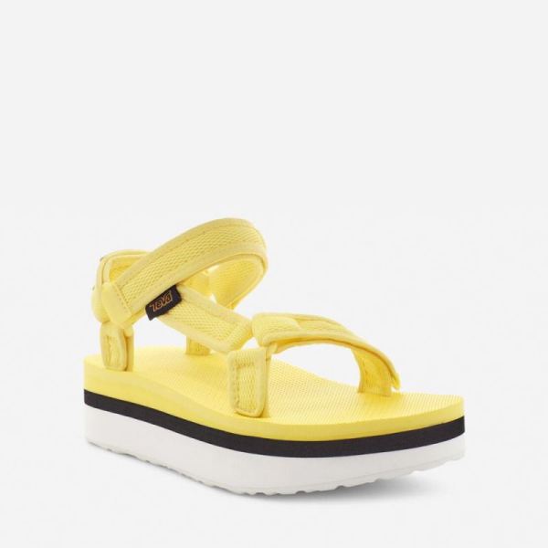 Teva | Women's Flatform Universal Mesh Print - LIMELIGHT