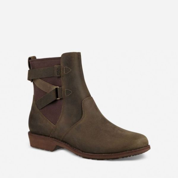 Teva | Women's Ellery Ankle Waterproof - DARK OLIVE