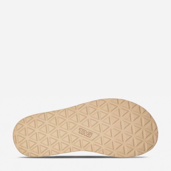 Teva | Women's Flatform Universal Leather - METALLIC CHAMPAGNE