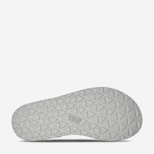 Teva | Women's Flatform Universal Leather - METALLIC PEWTER