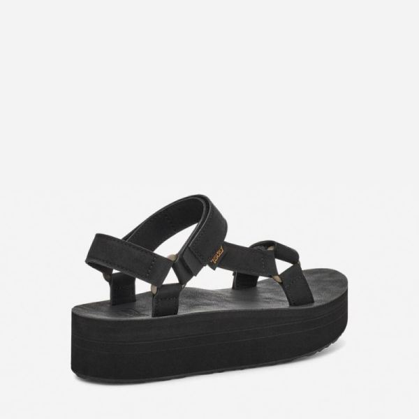 Teva | Women's Flatform Universal Up Leather - BLACK