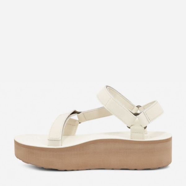 Teva | Women's Flatform Universal Up Leather - WHITE SWAN