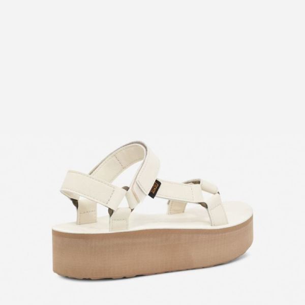 Teva | Women's Flatform Universal Up Leather - WHITE SWAN