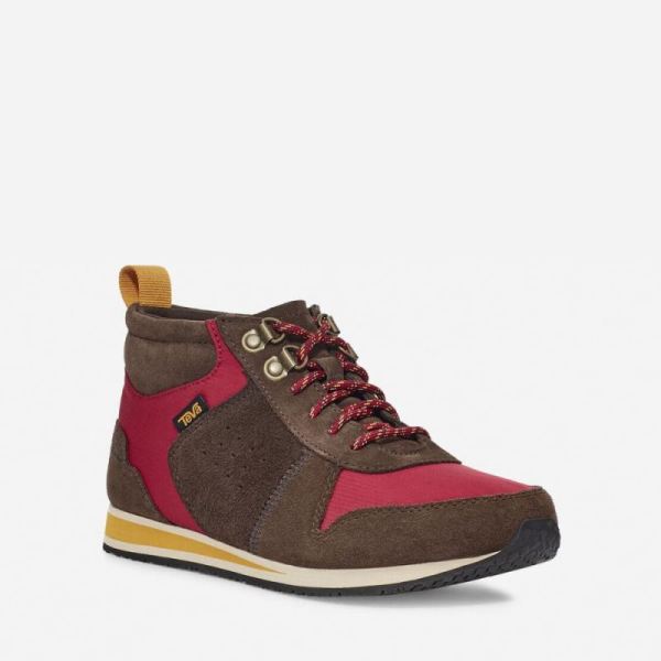 Teva | Women's Highside '84 Mid - BROWN/ PERSIAN RED