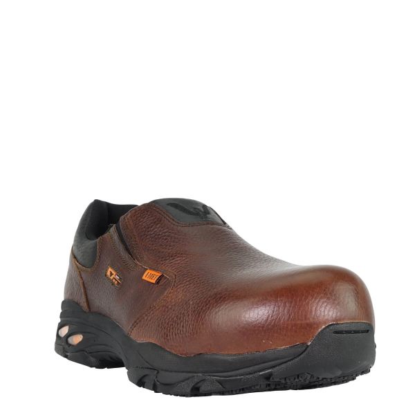 Thorogood I-MET2 Series - Brown Safety Toe - Slip-on Oxford