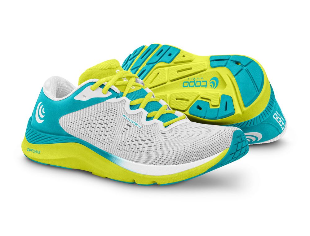 TOPO WOMEN'S FLI-LYTE 4-White/Lime